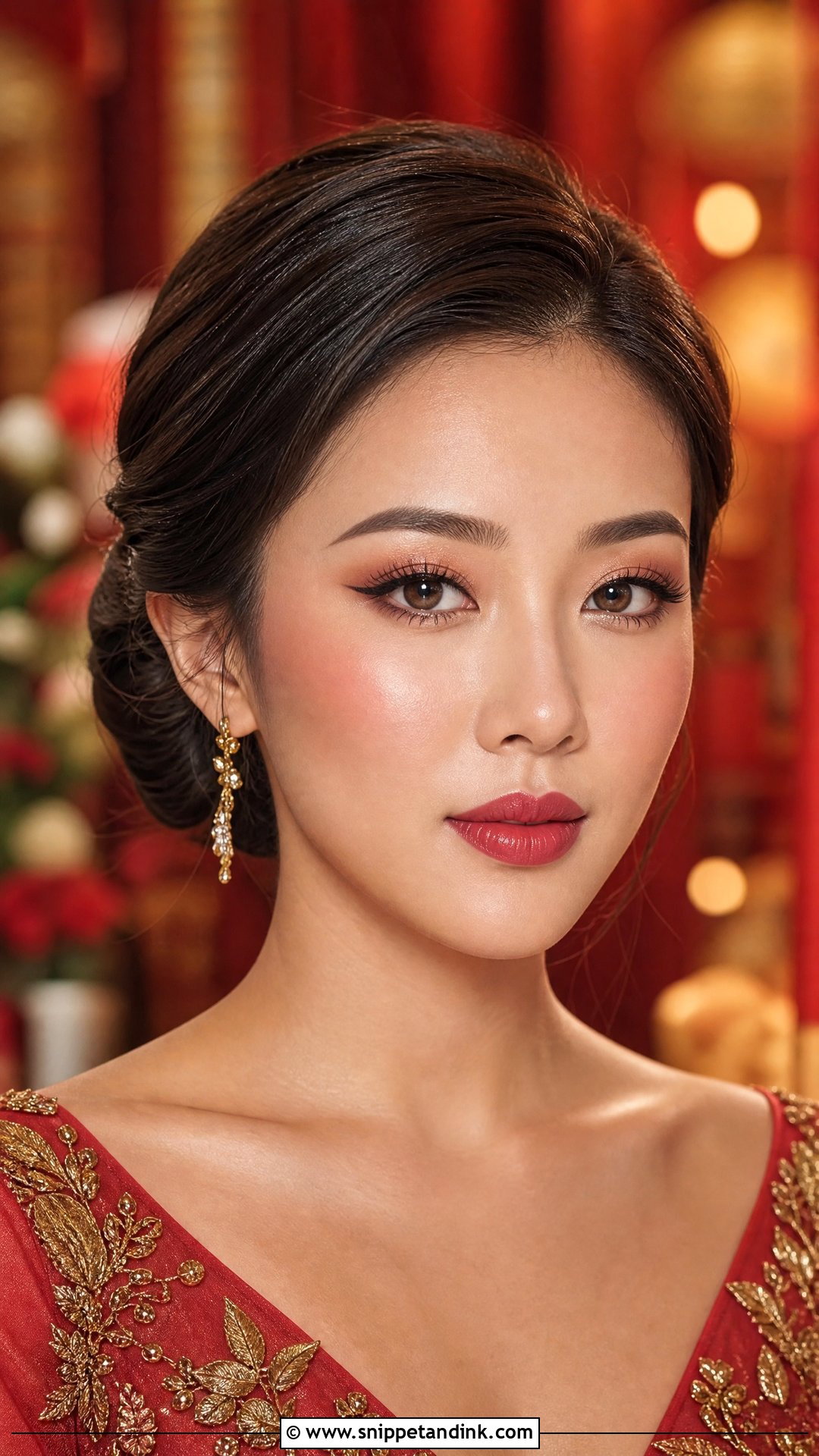 Chinese Bridal Makeup With Banquet Look - Snippet and Ink - 20 Chinese Bridal Makeup Ideas