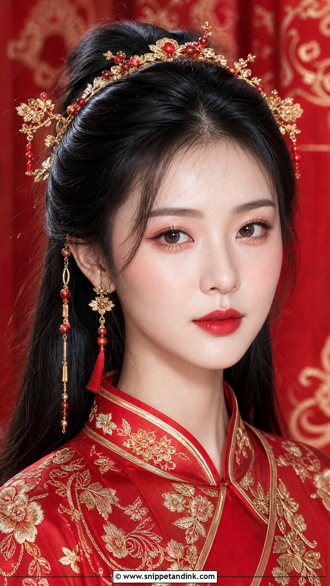 Chinese Bridal Makeup With Hanfu - Snippet and Ink - 20 Chinese Bridal Makeup Ideas