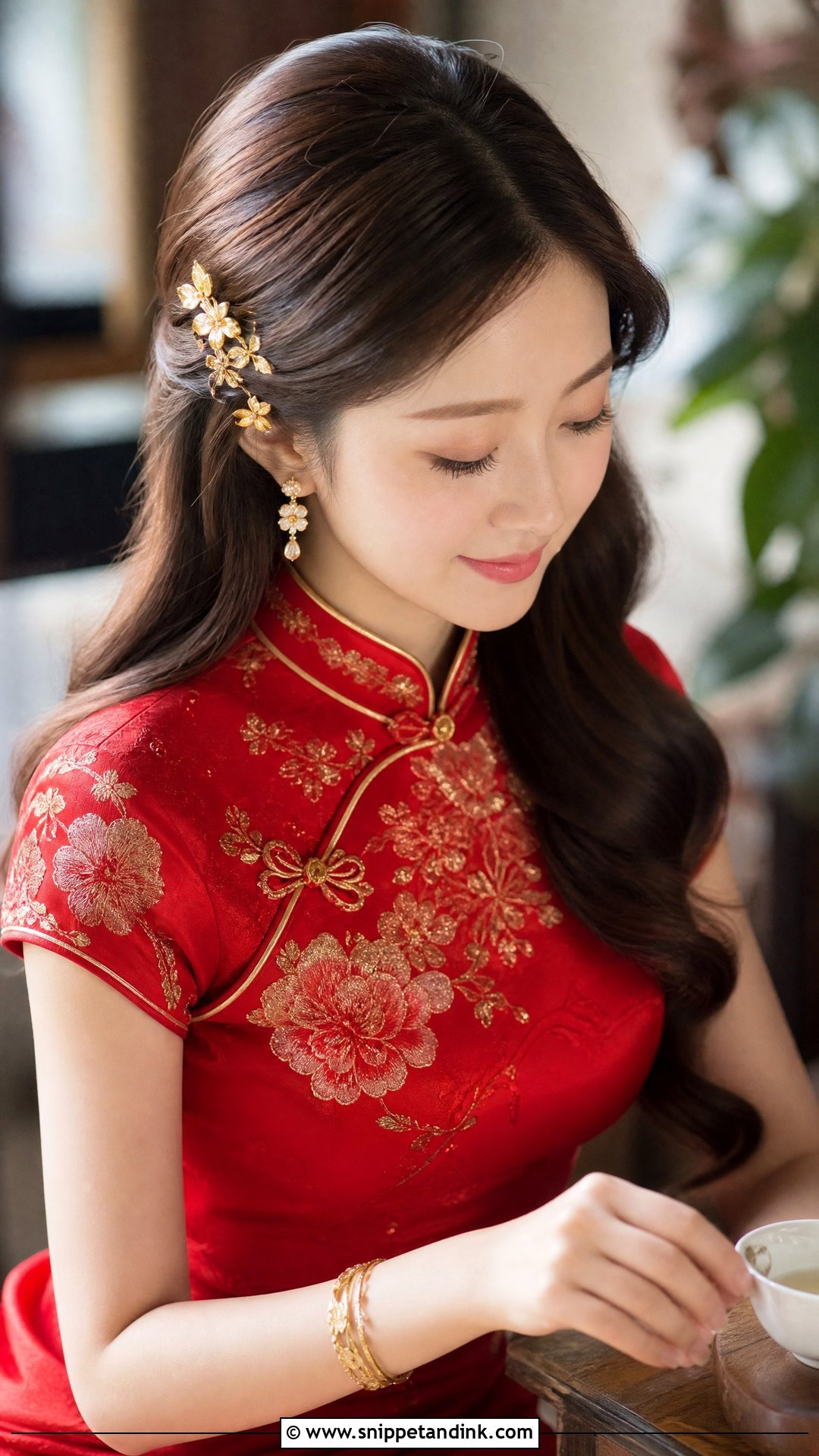 Chinese Tea Ceremony Long Hair - Snippet and Ink - 15 Chinese Tea Ceremony Hair Ideas