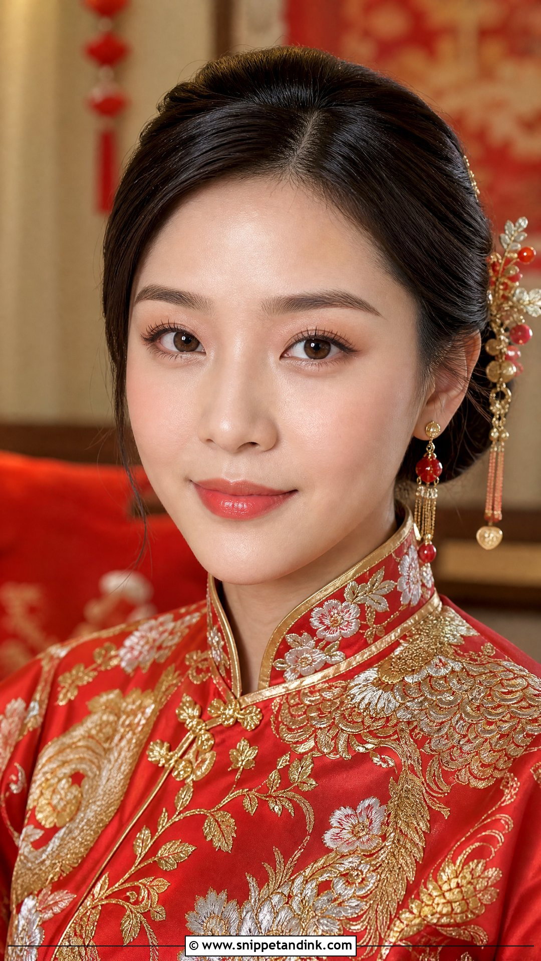 Chinese Tea Ceremony Makeup - Snippet and Ink - 20 Chinese Asian Bridal Makeup Ideas