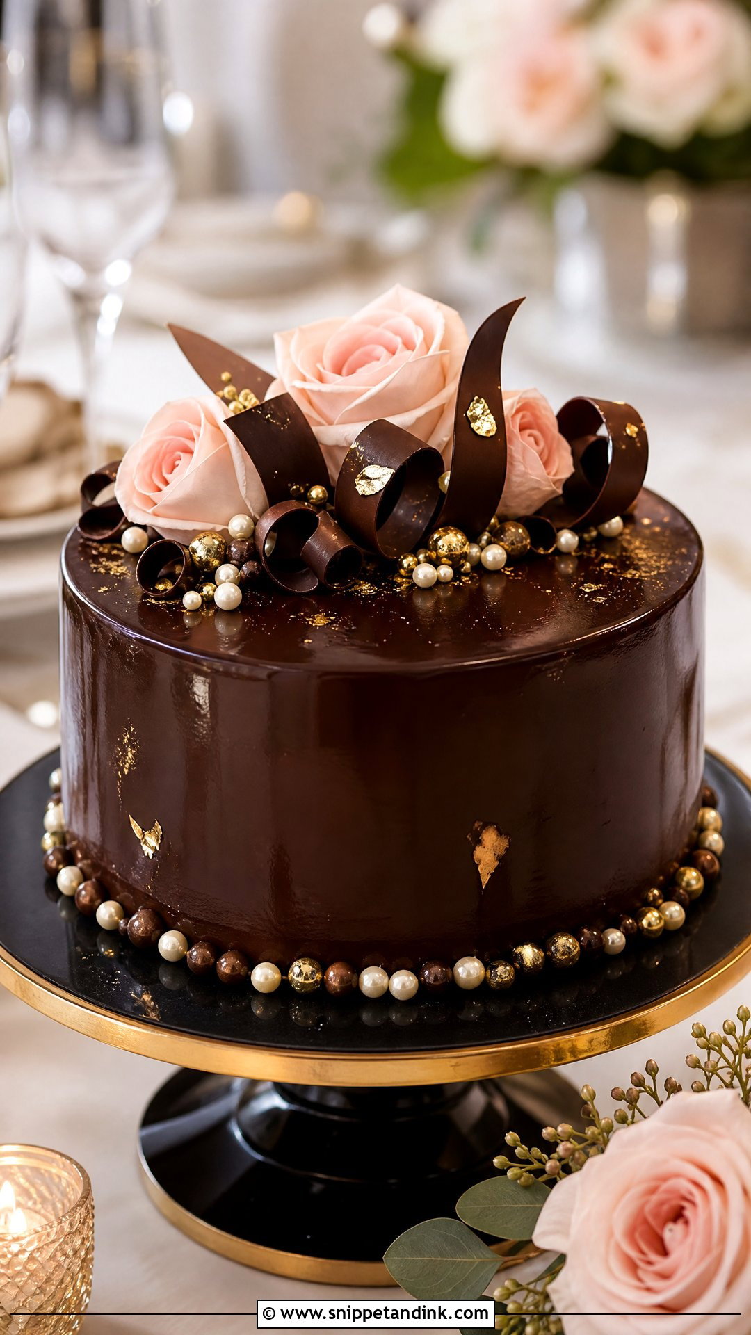 Chocolate Bride Cake - Snippet and Ink - 25 Bride Cake Ideas