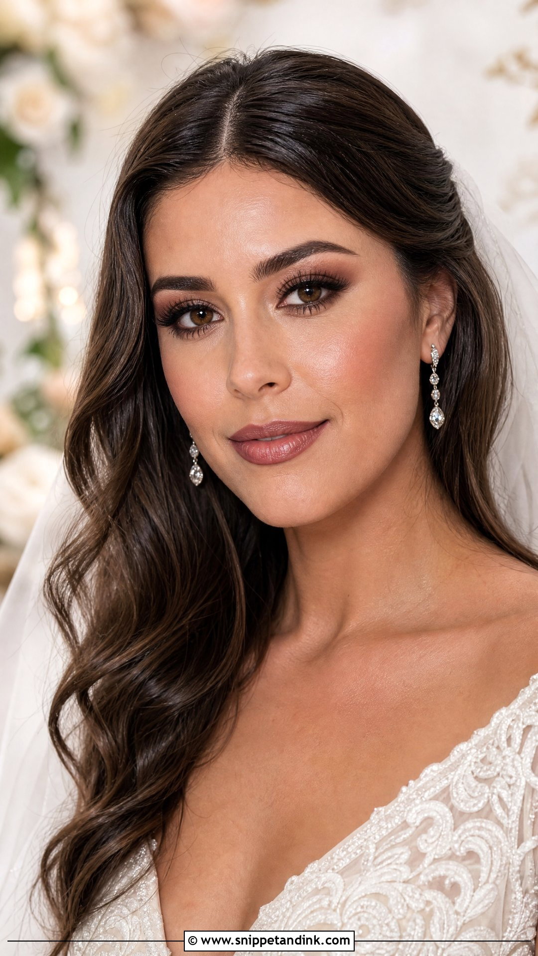 Chocolate Brown Wedding Makeup - Snippet and Ink - 20 Bold Wedding Makeup Ideas