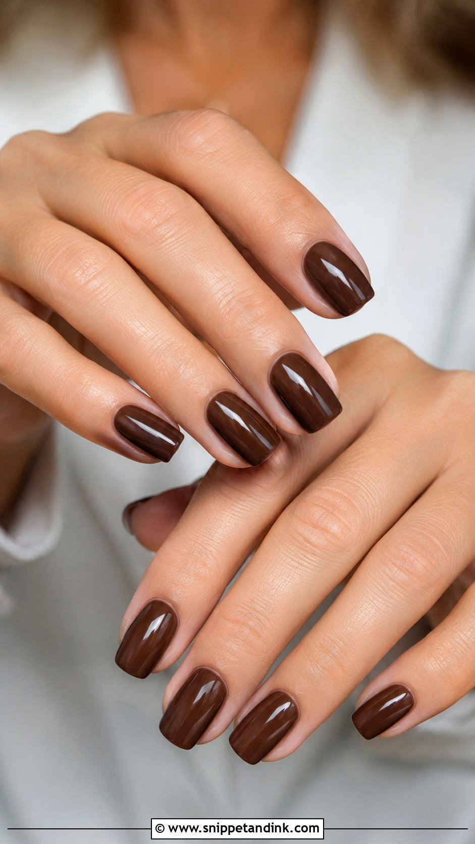 Chocolate Brown Wedding Nails - Snippet and Ink - 20 Brown Wedding Nails