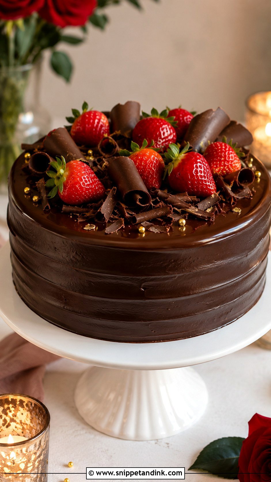 Chocolate Couple Cake - Snippet and Ink - 20 Couples Cake Ideas