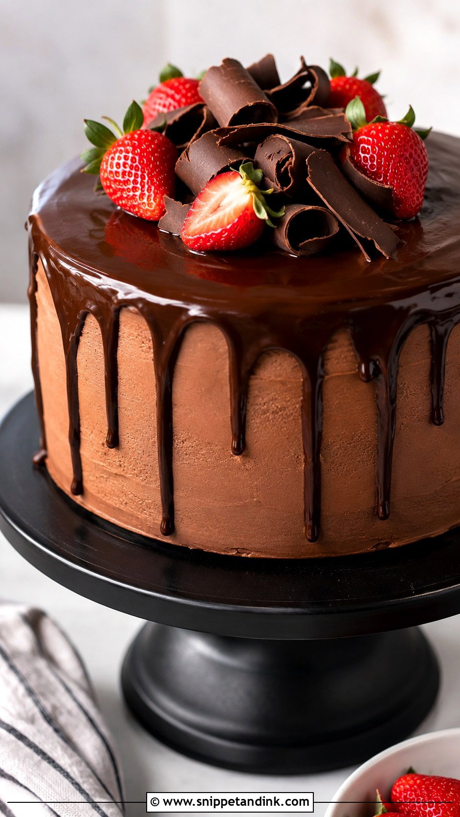Chocolate Drip Cake - Snippet and Ink - 20 How to Decorate Cakes for Beginners