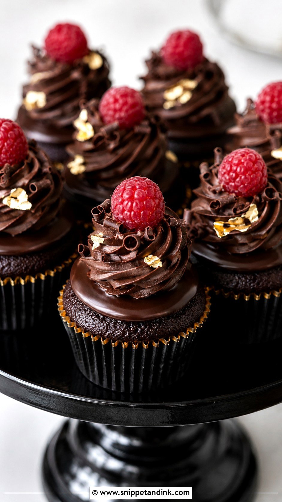 Chocolate Ganache Wedding Cupcakes - Snippet and Ink - 25 Wedding Cupcake Frosting