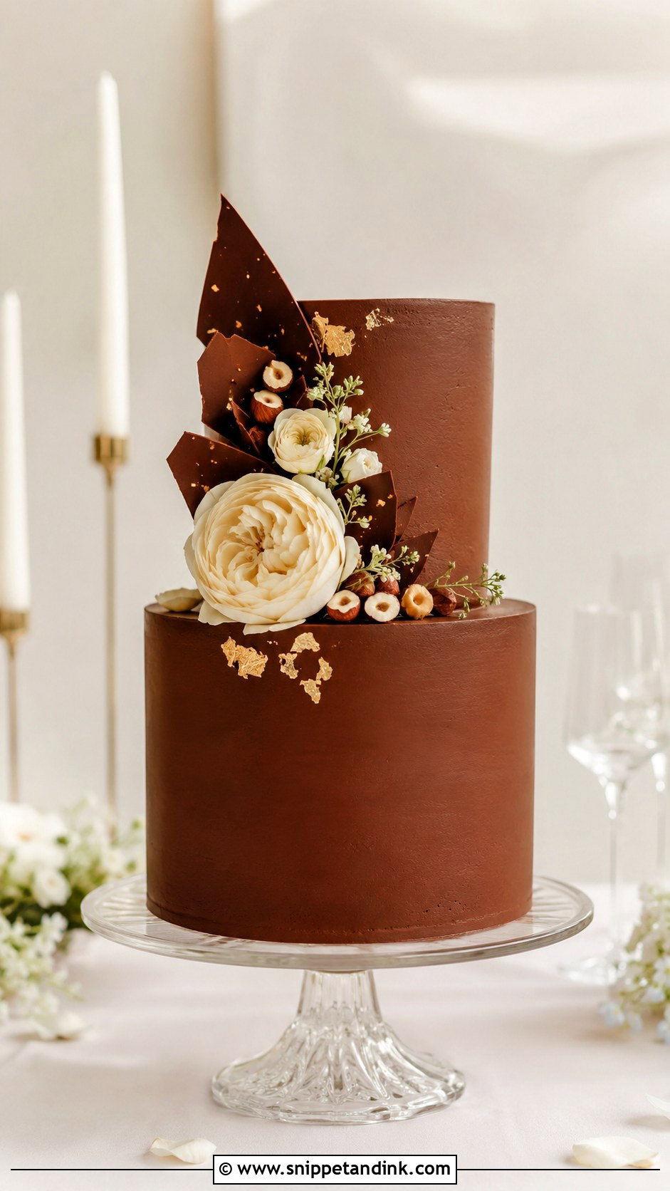 Chocolate Hazelnut Wedding Cake Recipe - Snippet and Ink - 20 Best Chocolate Wedding Cake Recipe