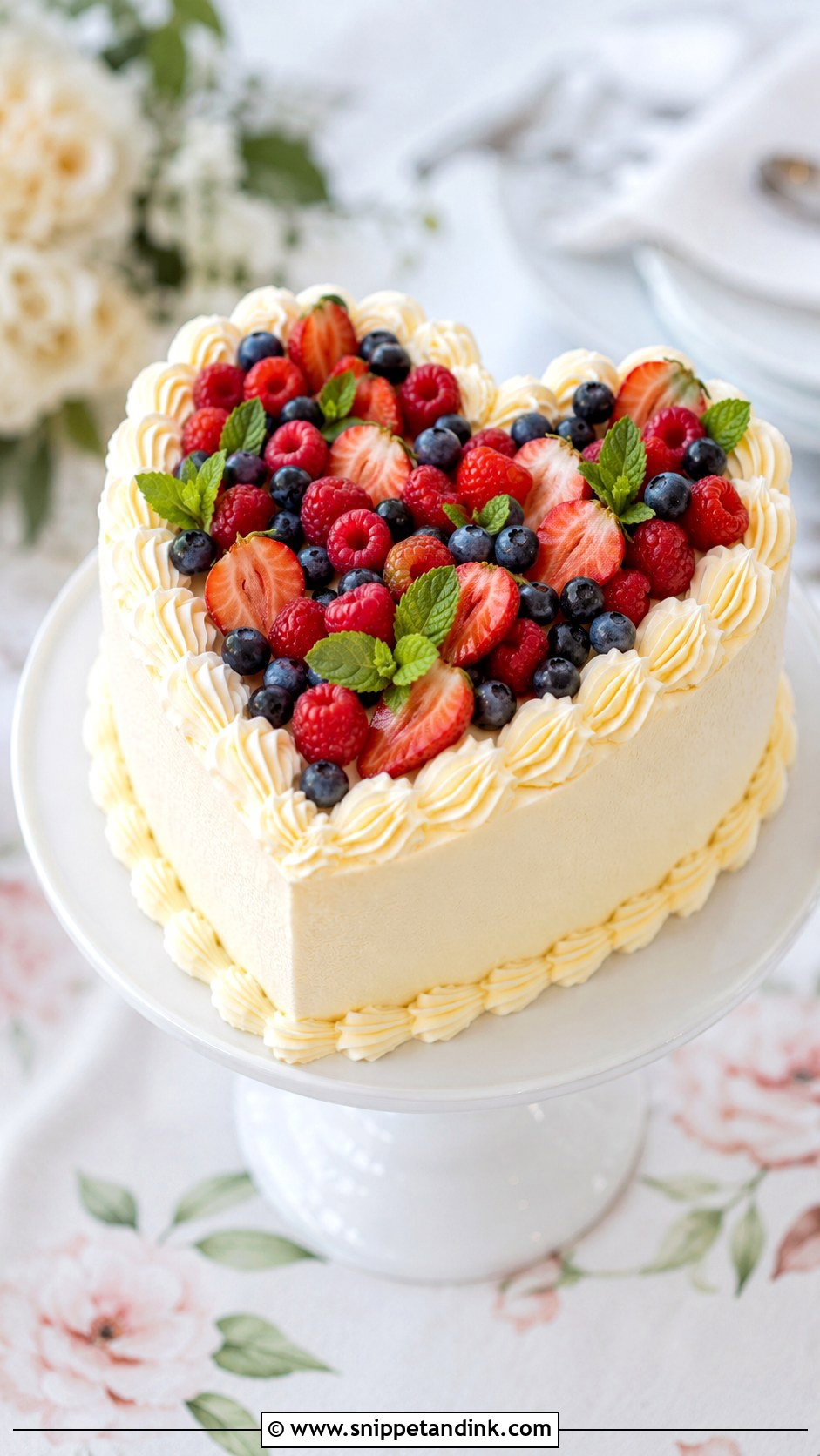Chocolate Heart Shaped Wedding Cake - Snippet and Ink - 20 Simple Heart Shaped Wedding Cake Ideas