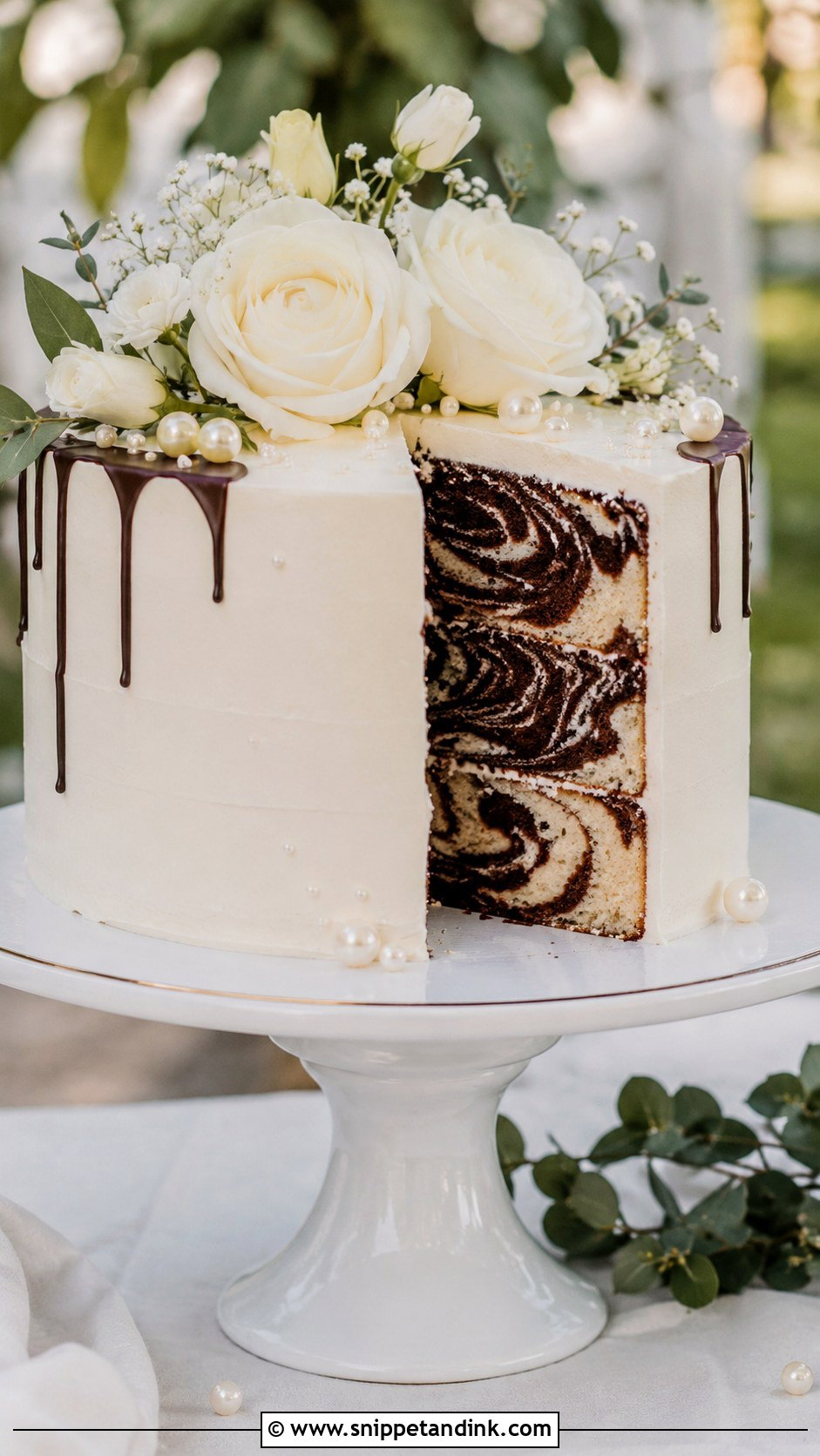 Chocolate Marble Wedding Cake Recipe - Snippet and Ink - 20 Best Chocolate Wedding Cake Recipe