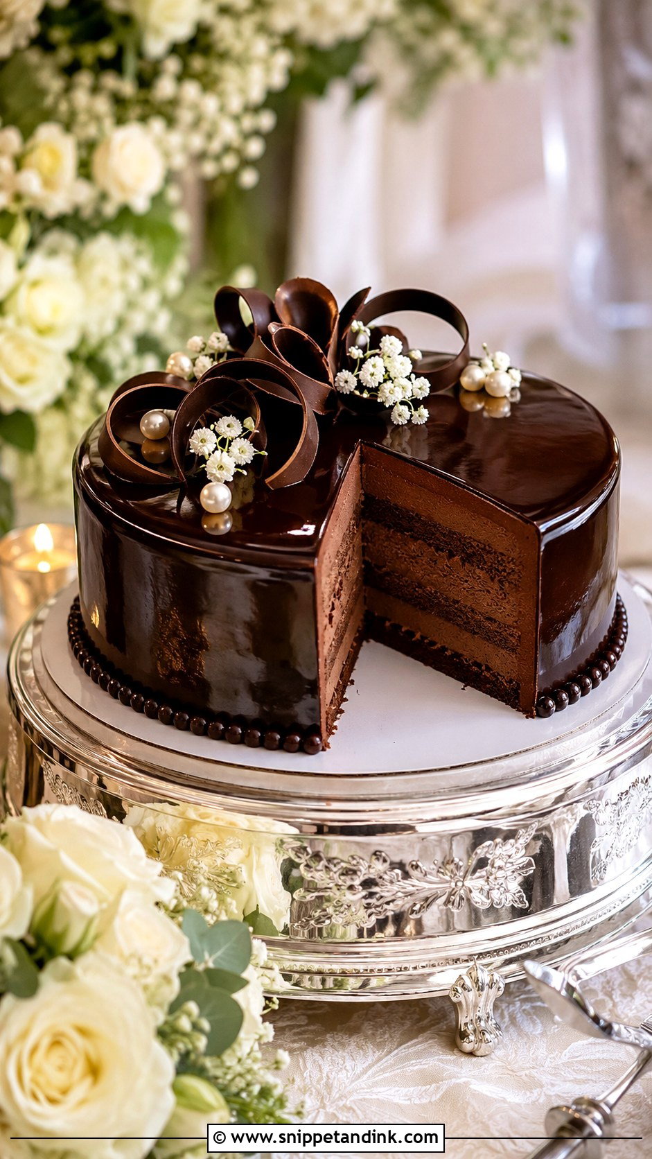 Chocolate Mousse Wedding Cake Recipe - Snippet and Ink - 20 Best Chocolate Wedding Cake Recipe