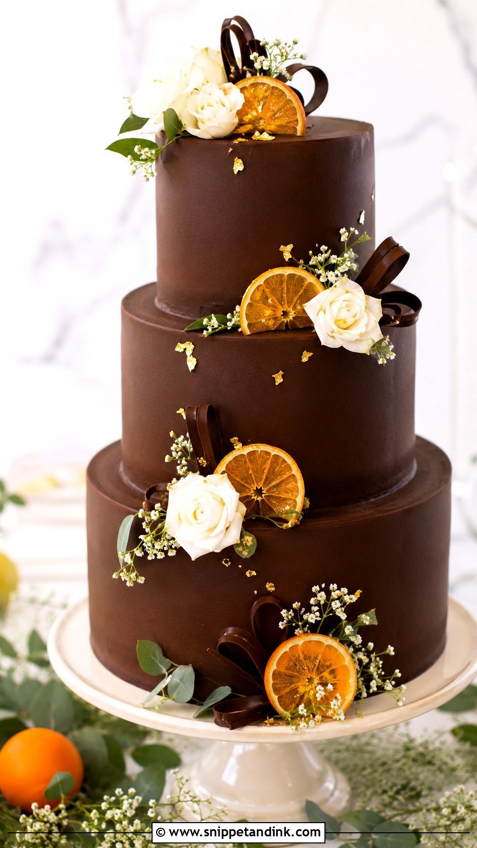 Chocolate Orange Wedding Cake Recipe - Snippet and Ink - 20 Best Chocolate Wedding Cake Recipe