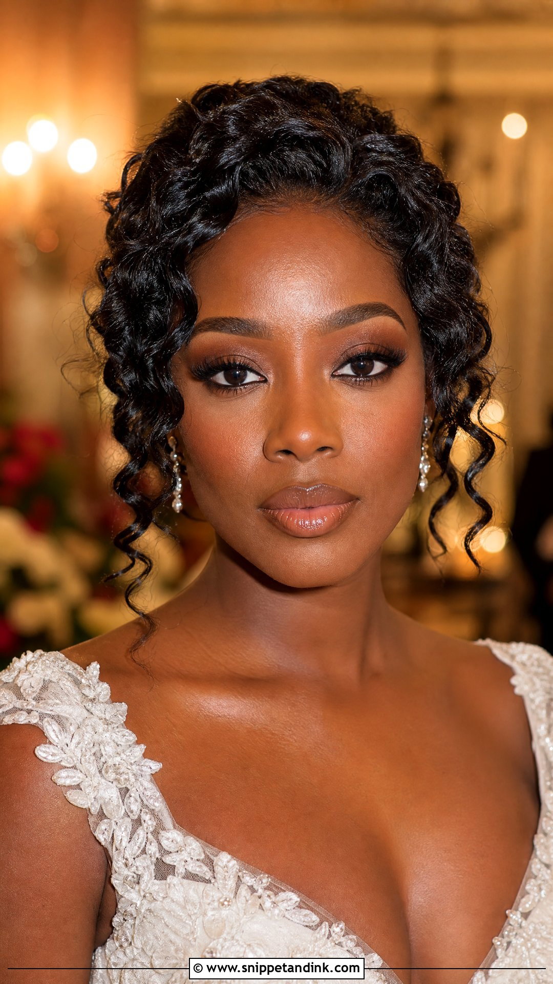 Chocolate Smoky Wedding Makeup - Snippet and Ink - 20 Smoky Wedding Makeup Ideas