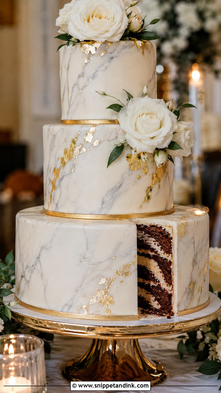 Chocolate Vanilla Marble Wedding Cake - Snippet and Ink - 20 Marble Wedding Cake Recipe