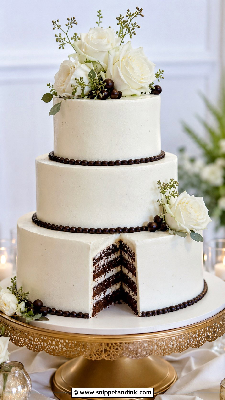 Chocolate Vanilla Wedding Cake Recipe - Snippet and Ink - 20 Best Chocolate Wedding Cake Recipe