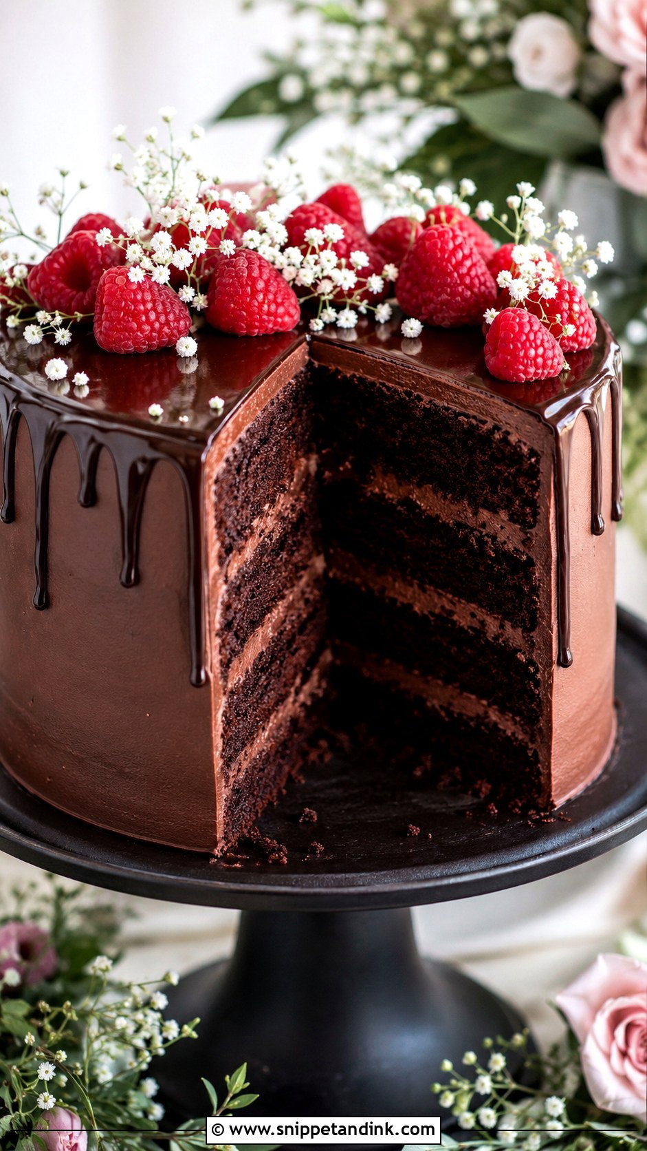 Chocolate Wedding Cake - Snippet and Ink - 20 Homemade Wedding Cake Ideas