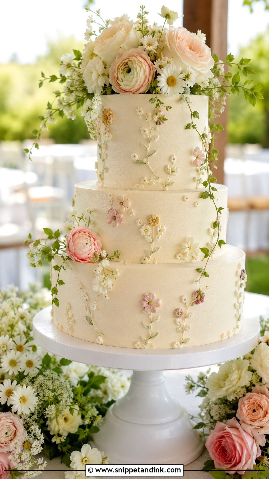 Chocolate Wedding Cake - Snippet and Ink - 20 Non Fondant Wedding Cakes
