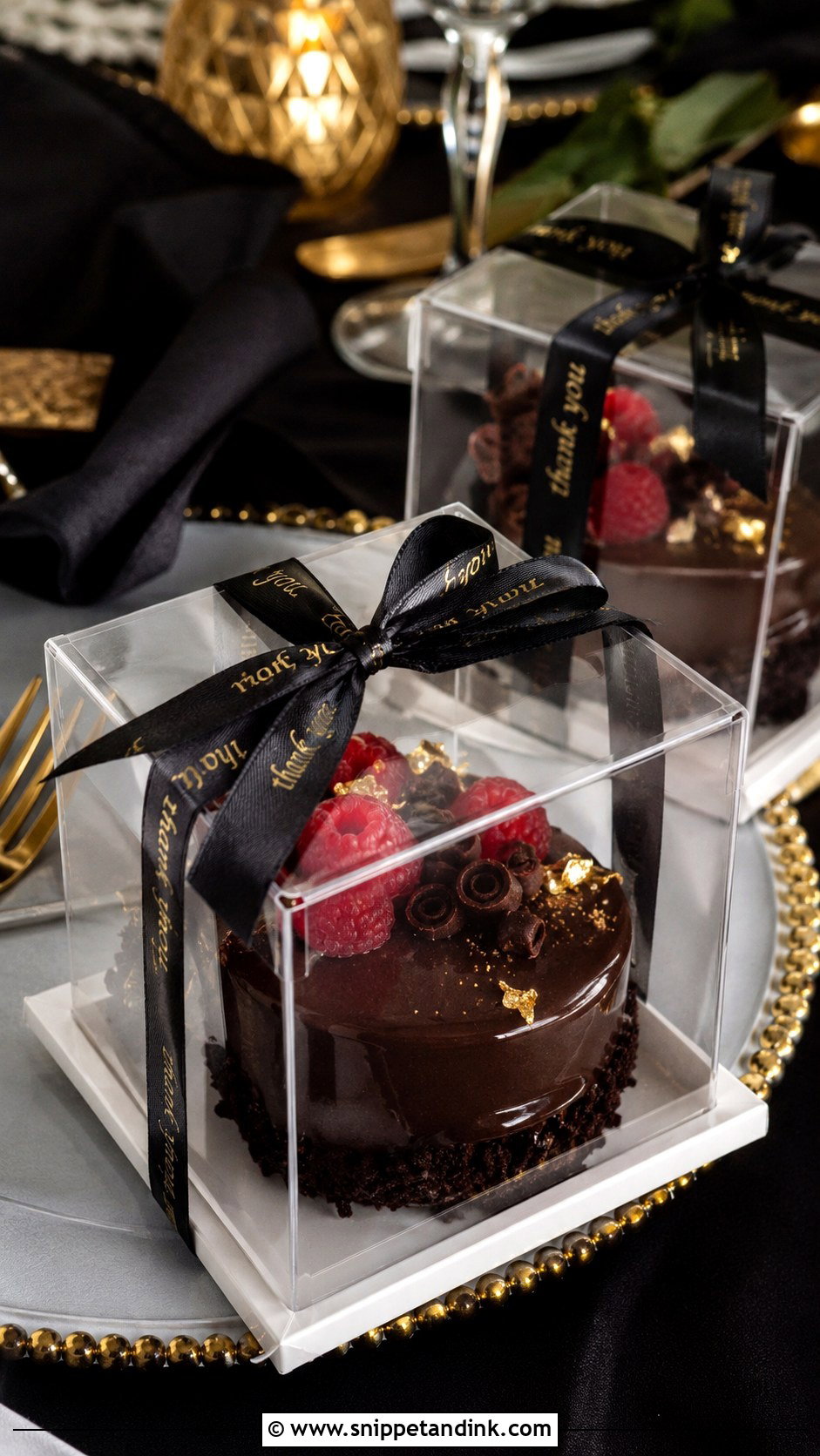 Chocolate Wedding Cake Favors - Snippet and Ink - 20 Wedding Cake Souvenir Ideas