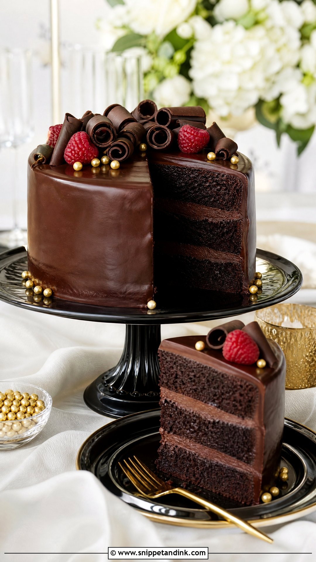 Chocolate Wedding Cake Recipe - Snippet and Ink - 20 Wedding Cake Recipe