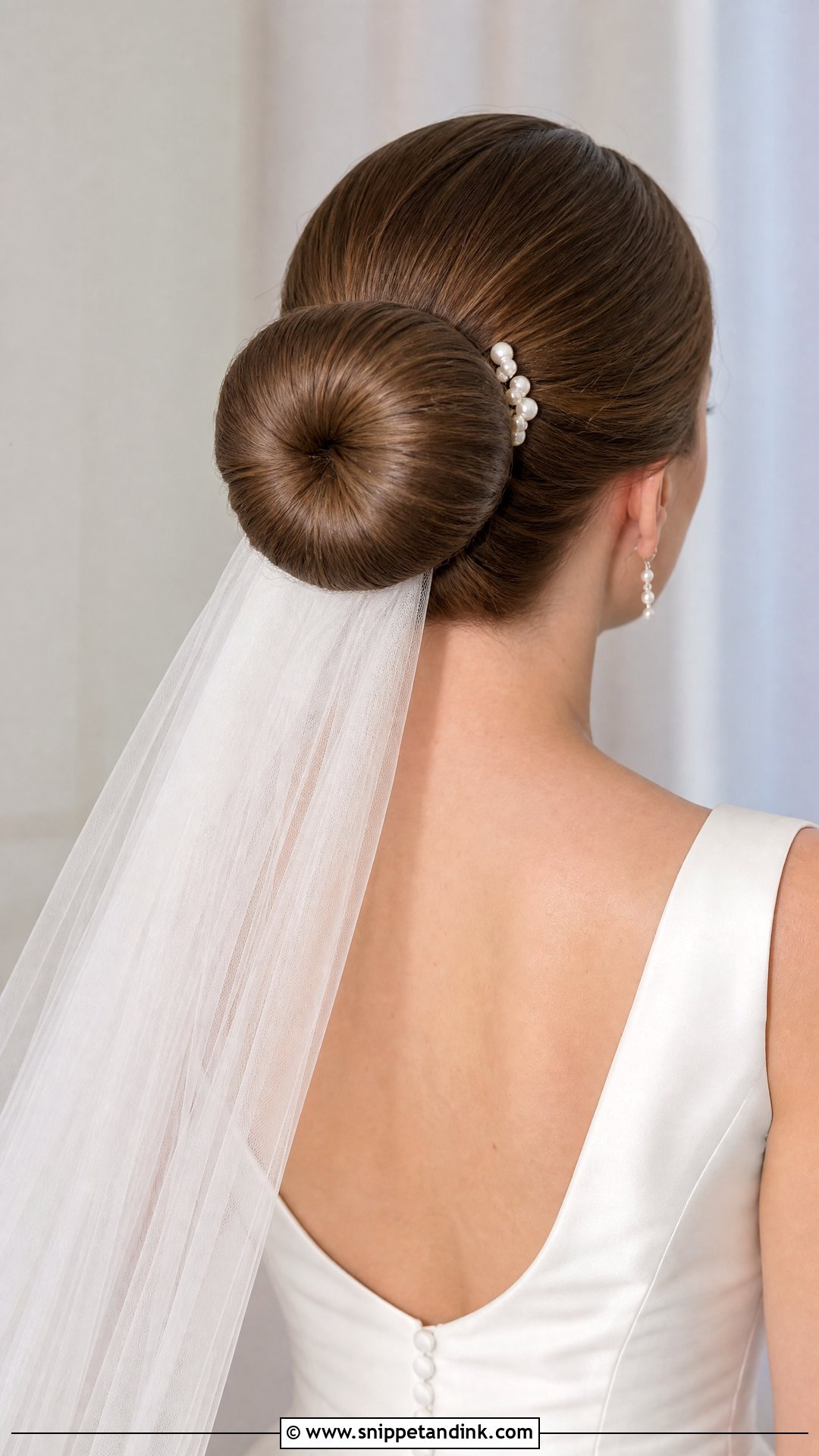 Christian Bridal Donut Bun - Snippet and Ink - 15 Christian Bridal Bun Hairstyle Ideas