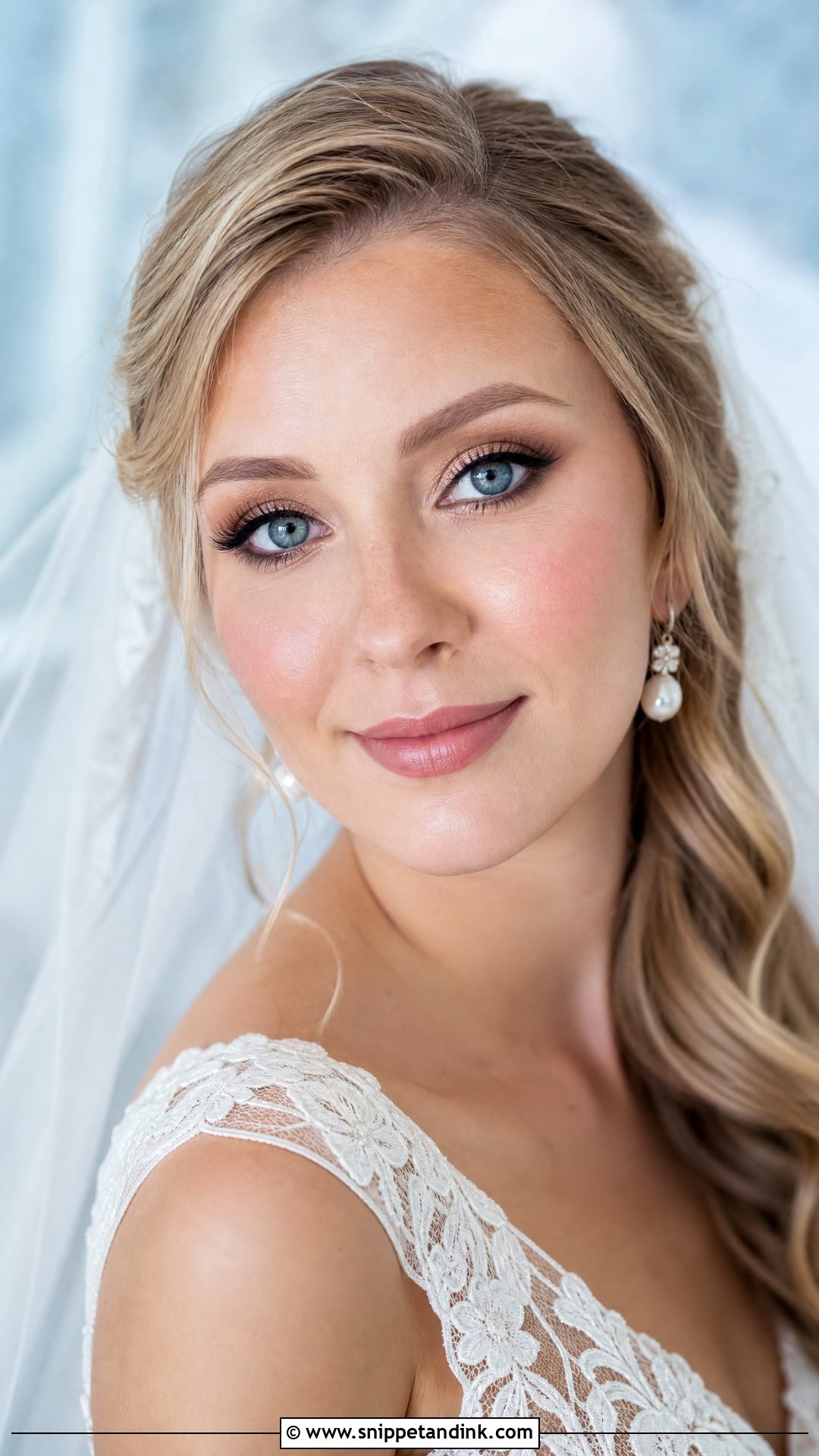 Christian Bridal Makeup For Blue Eyes - Snippet and Ink - 20 Christian Bridal Makeup Look Ideas