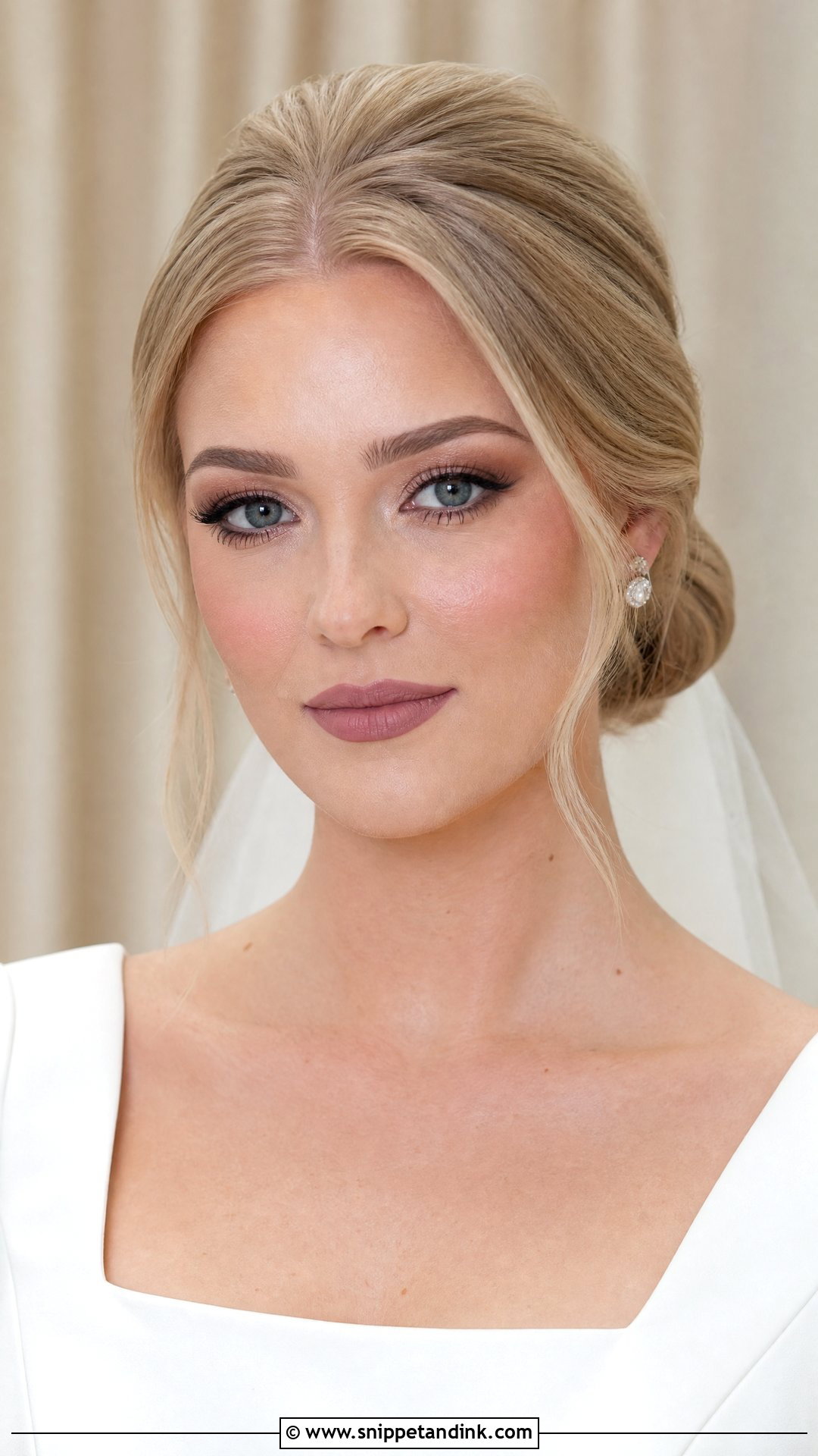 Christian Bridal Matte Makeup - Snippet and Ink - 20 Christian Bridal Makeup Look Ideas
