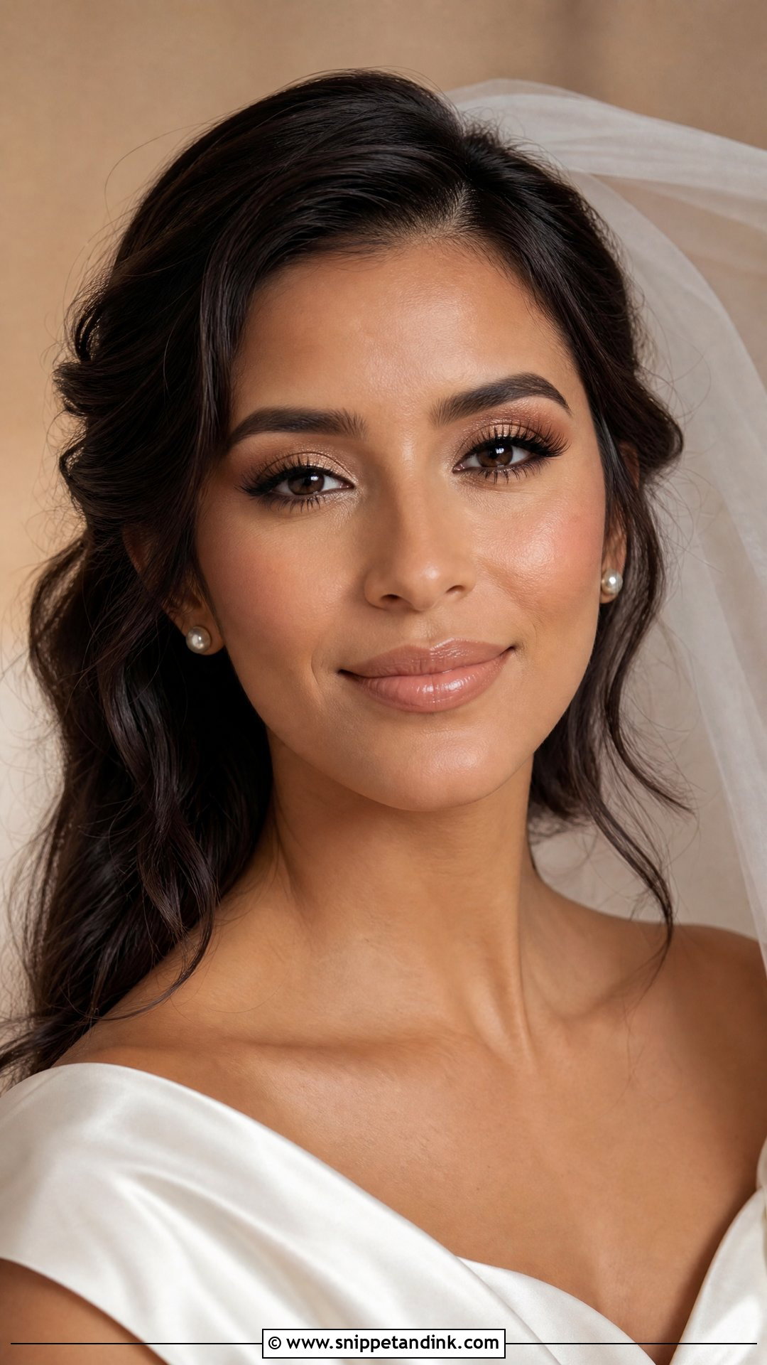 Christian Bridal Nude Lip Makeup - Snippet and Ink - 20 Christian Bridal Makeup Look Ideas