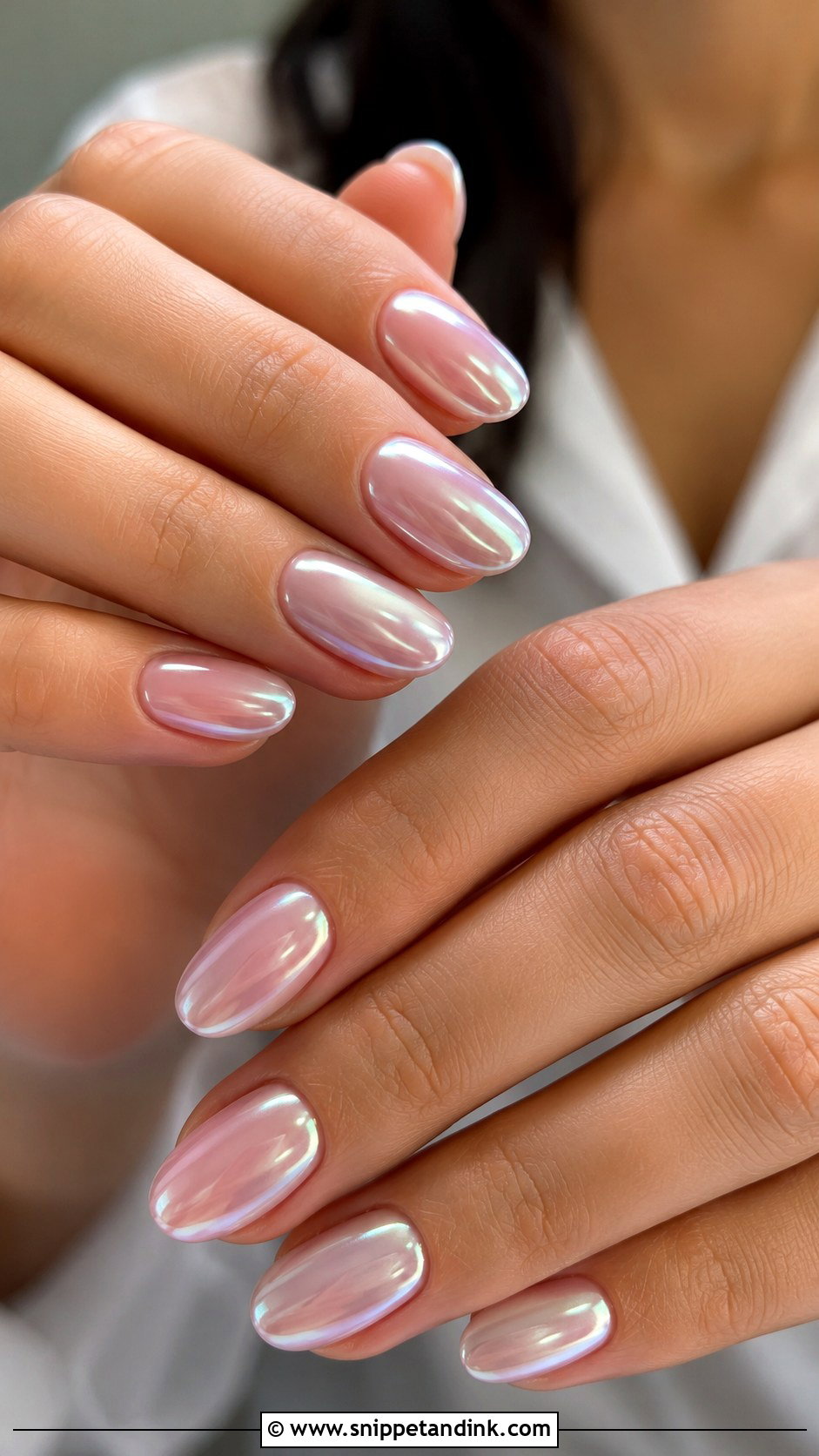 Chrome Acrylic Wedding Nails - Snippet and Ink - 20 Acrylic Wedding Day Nails for Bride