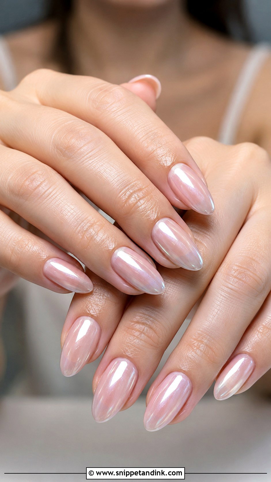 Chrome Bridal Gel Nails - Snippet and Ink - 20 Bridal Gel Nails Wedding Brides