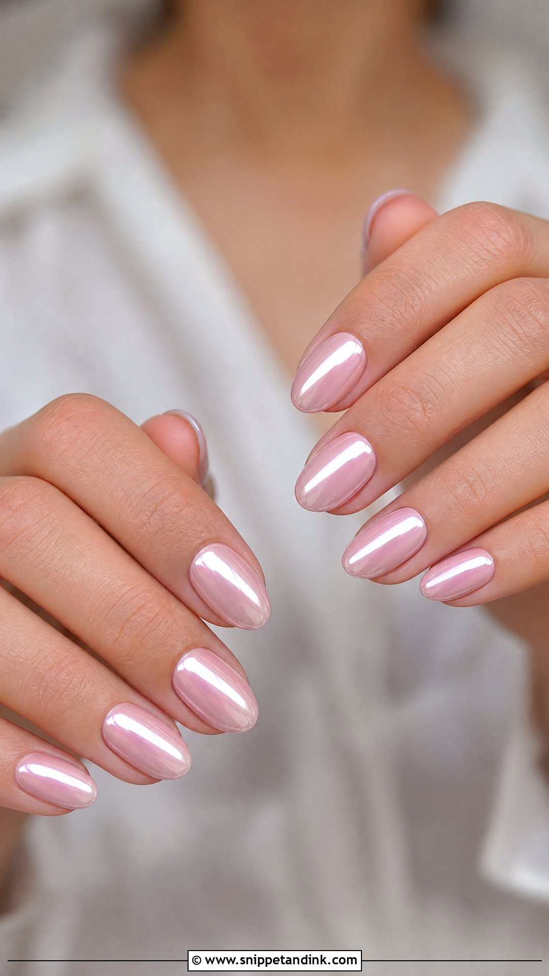 Chrome Bridal Nails - Snippet and Ink - 35 Bridal Nails Wedding
