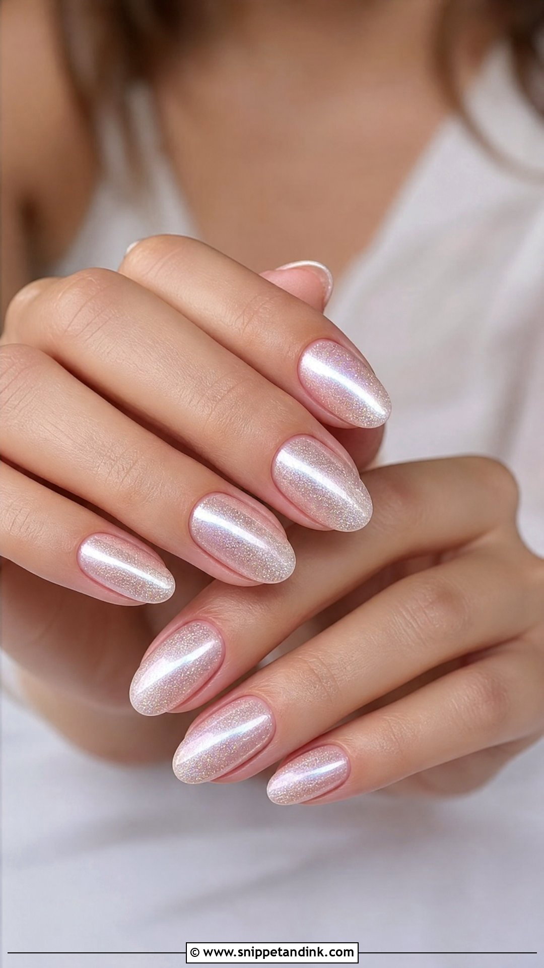 Chrome Glitter Wedding Nails - Snippet and Ink - 25 Glitter Wedding Nails