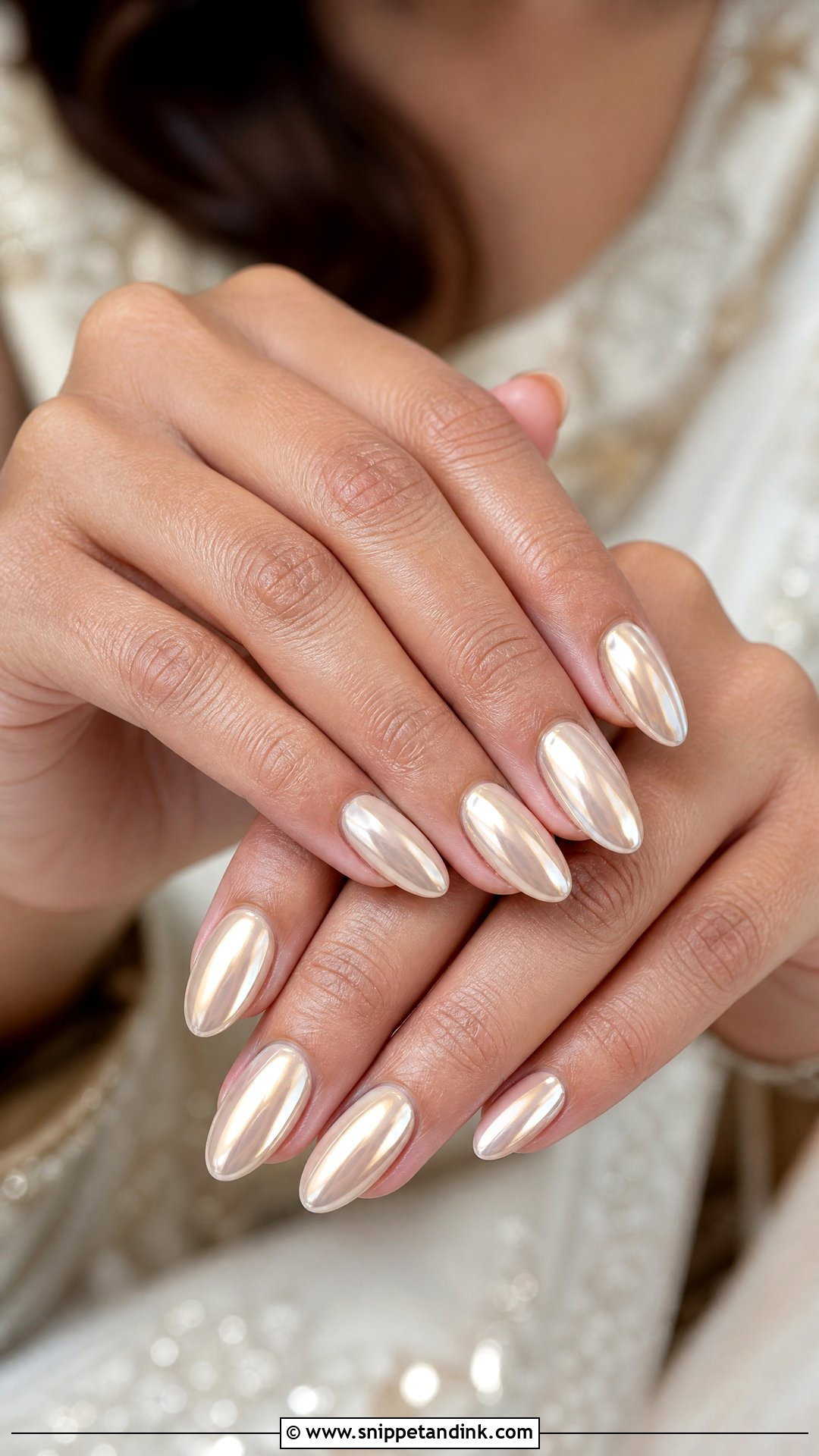 Chrome Indian Wedding Nails - Snippet and Ink - 25 Nails for Indian Wedding