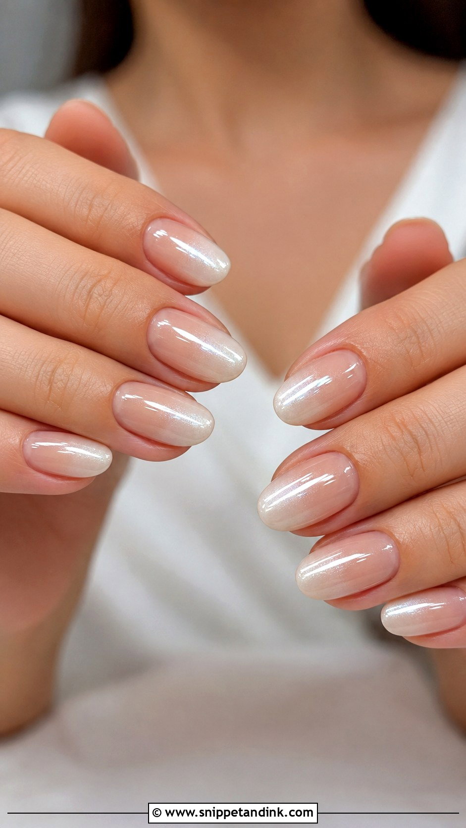Chrome Ombre Bridal Nails - Snippet and Ink - 20 Ombre Bridal Nails