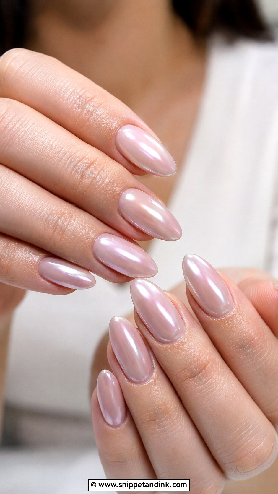 Chrome Wedding Nails - Snippet and Ink - 20 Easy Wedding Nails