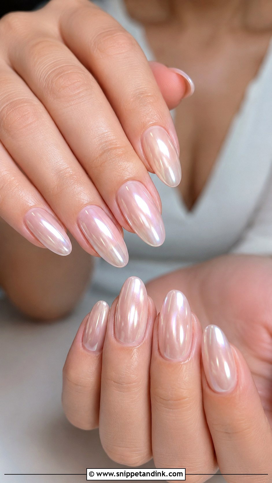 Chrome Wedding Ring Nails - Snippet and Ink - 20 Wedding Ring Nails