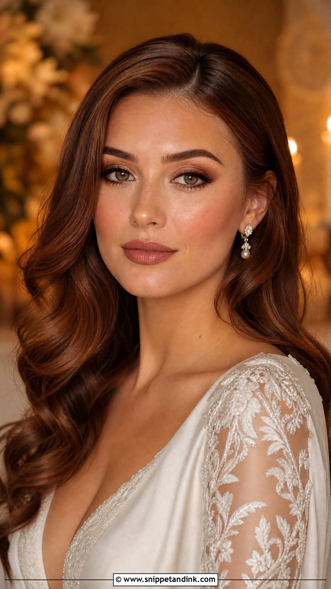 Cinnamon Bridal Lip Color - Snippet and Ink - 20 Bridal Lip Color Ideas