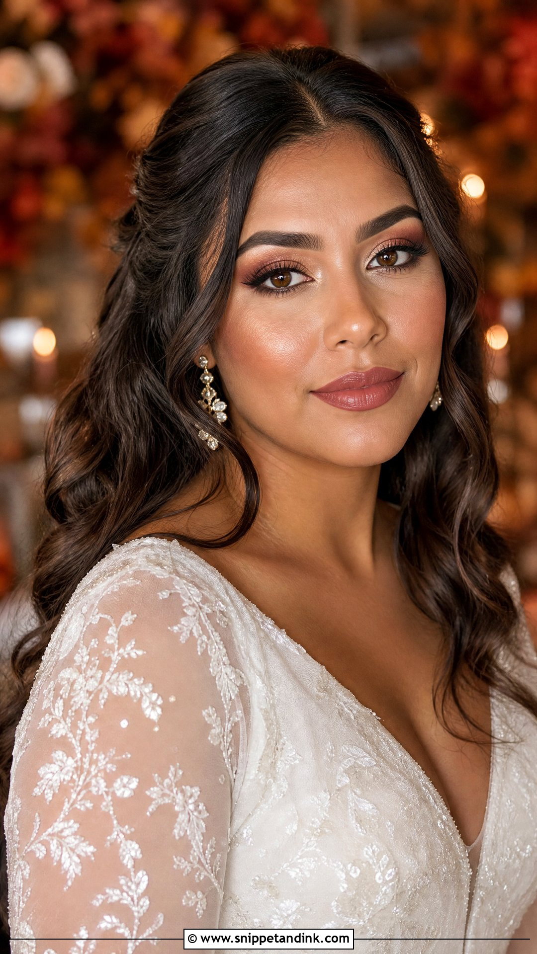 Cinnamon Bridal Makeup - Snippet and Ink - 20 Warm Bridal Makeup Ideas