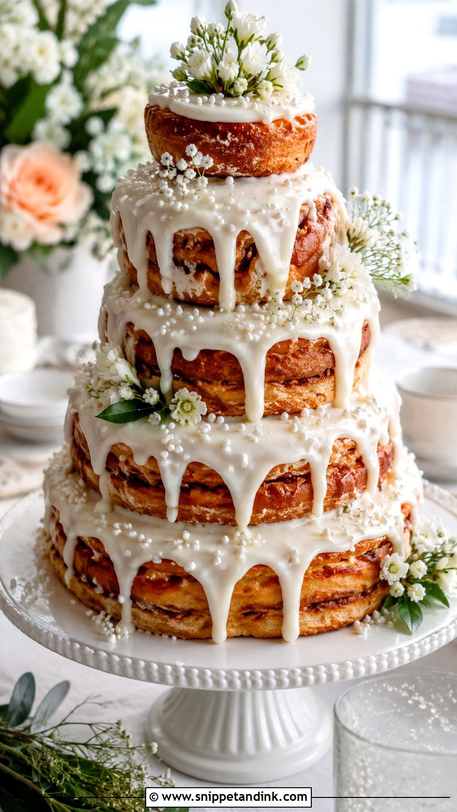Cinnamon Roll Wedding Cake - Snippet and Ink - 20 Cinnamon Wedding Cake Ideas