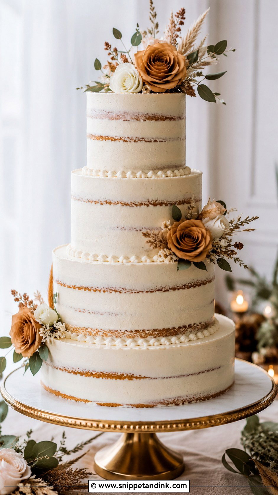 Cinnamon Spice Wedding Cake - Snippet and Ink - 20 Cinnamon Wedding Cake Ideas