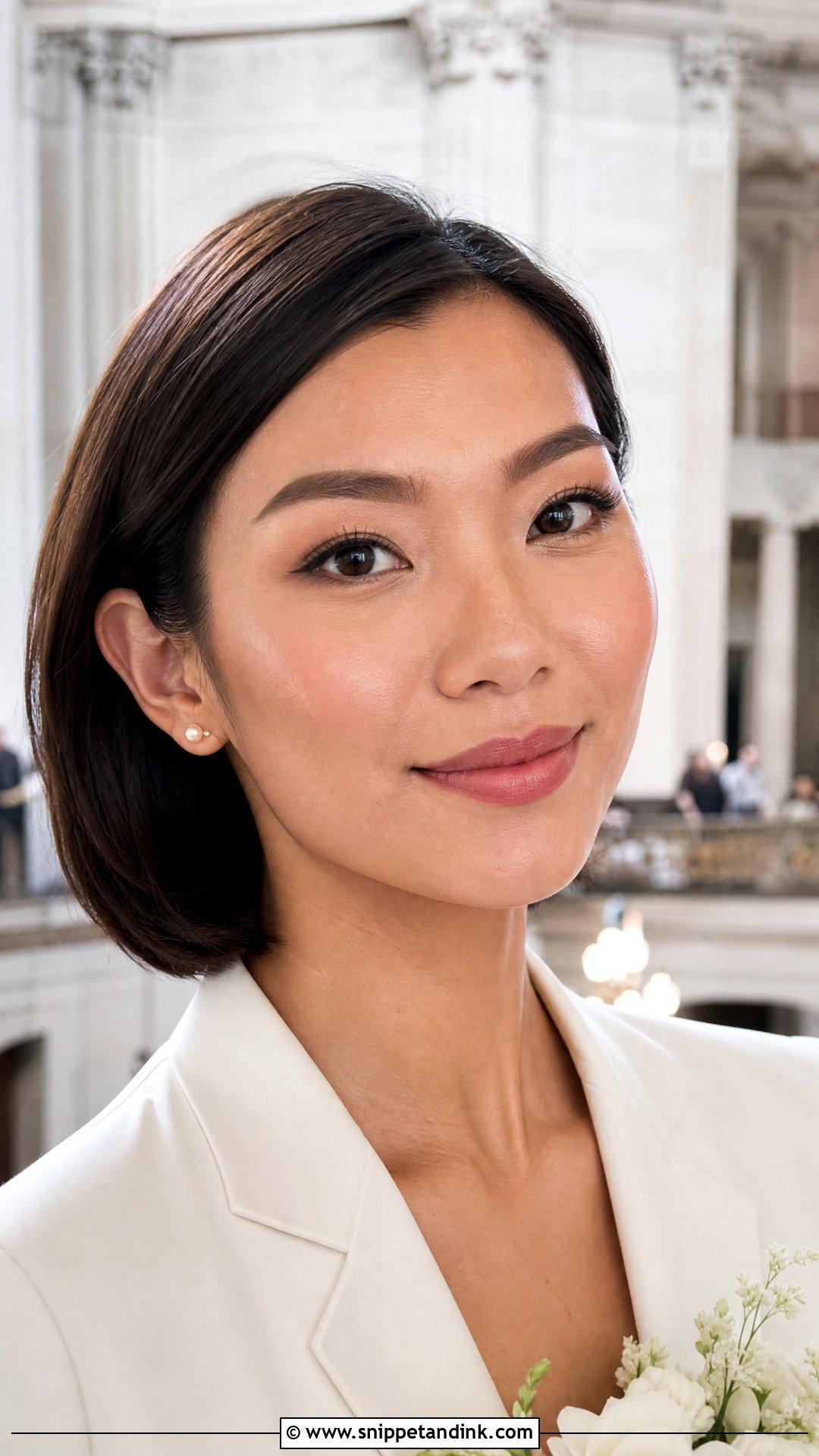 Civil Wedding Asian Bridal Makeup - Snippet and Ink - 20 Natural Asian Bridal Makeup Ideas