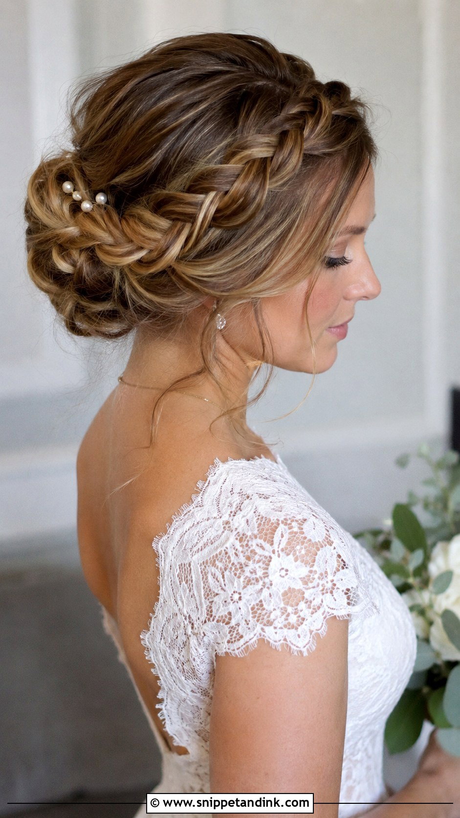 Civil Wedding Braided Bun - Snippet and Ink - 20 Hairstyle for Civil Wedding Ideas
