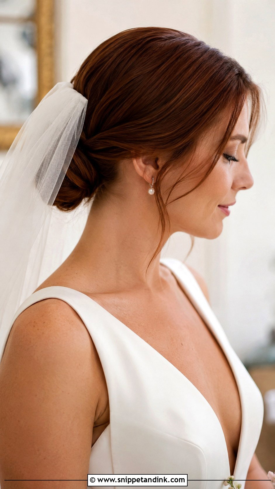 Civil Wedding Hair With Veil - Snippet and Ink - 20 Hairstyle for Civil Wedding Ideas