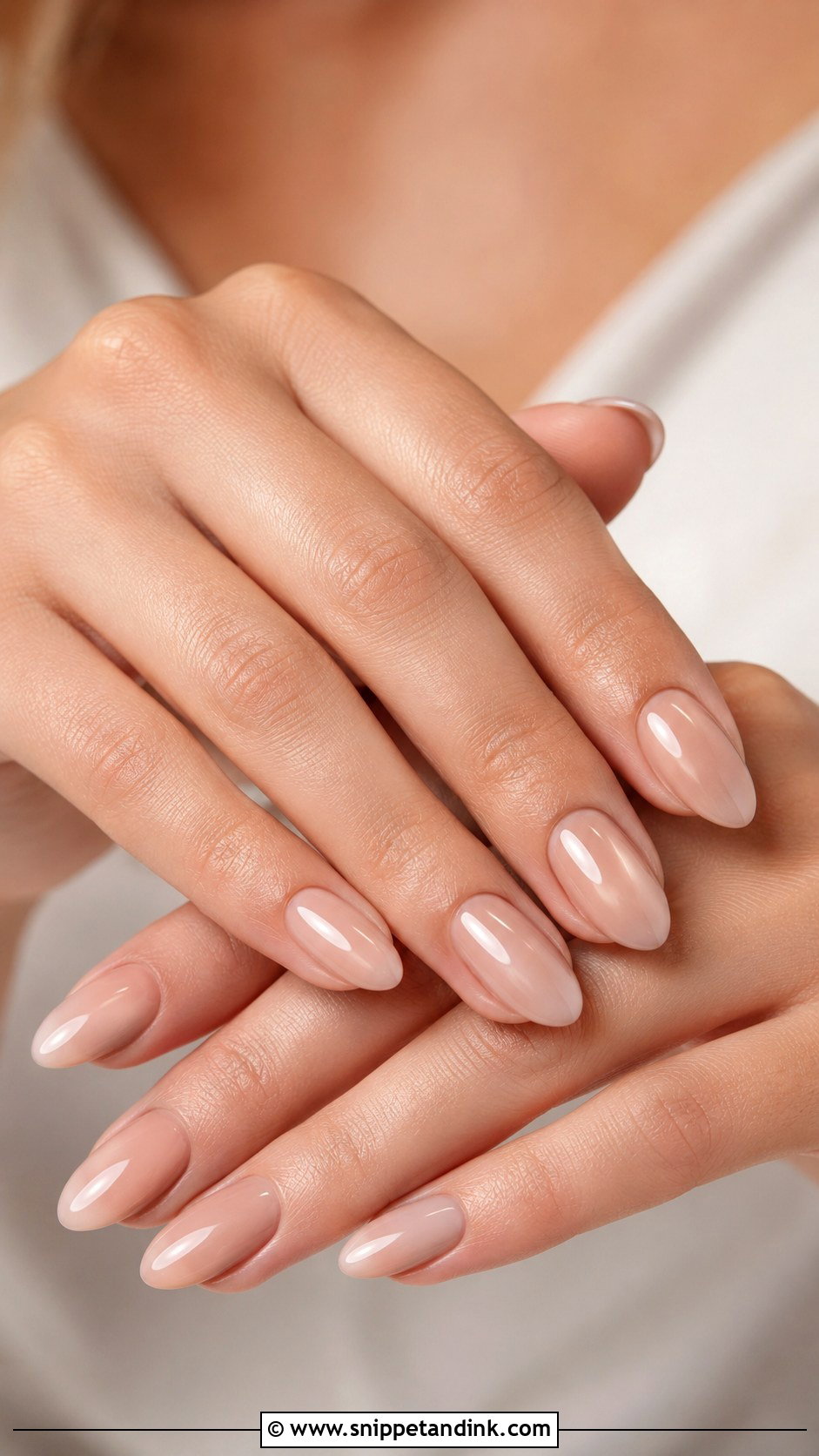 Civil Wedding Nude Nails - Snippet and Ink - 20 Civil Wedding Nails