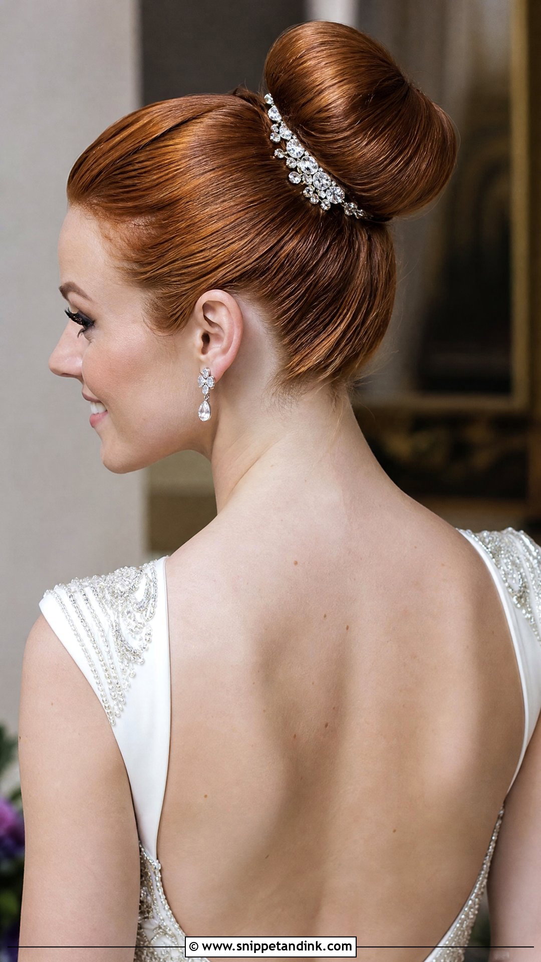 Classic Ballerina Bun - Snippet and Ink - 20 Bridal Buns Hairstyle