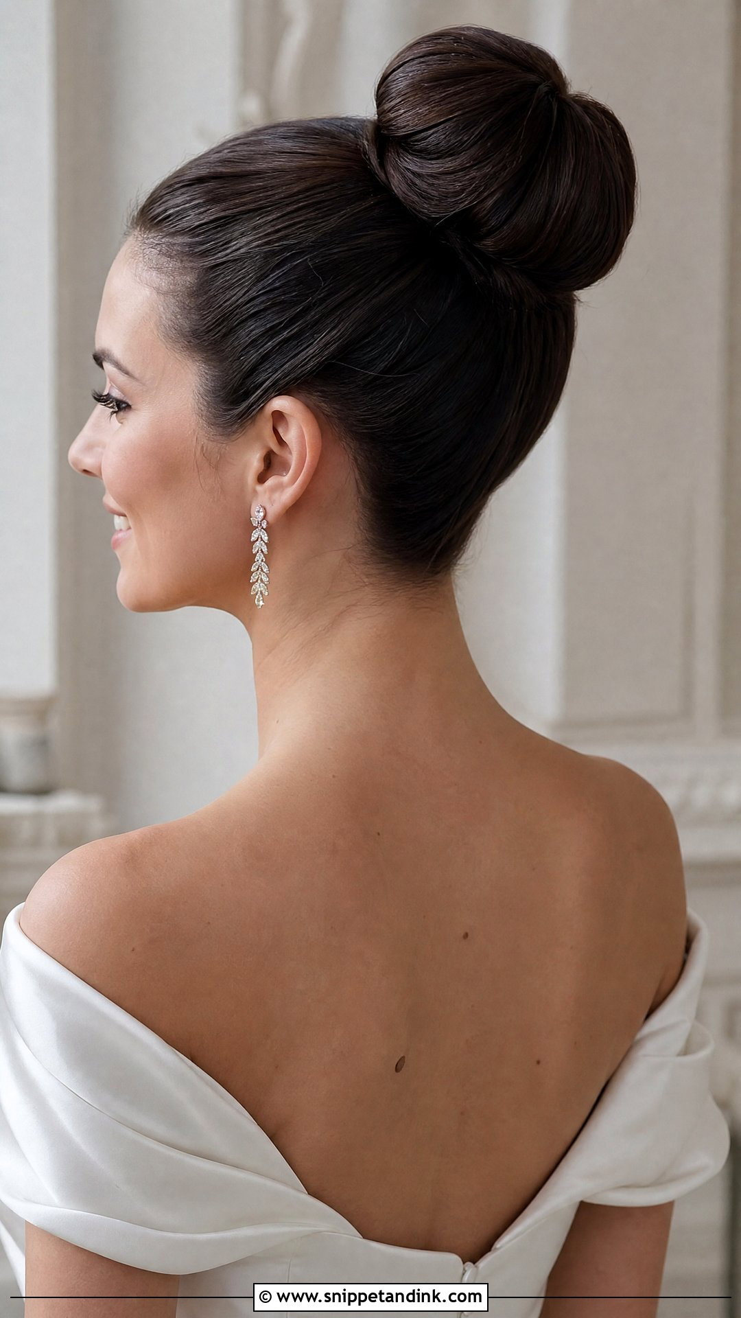 Classic Ballerina Bun - Snippet and Ink - 20 Classic Bride Hairstyles