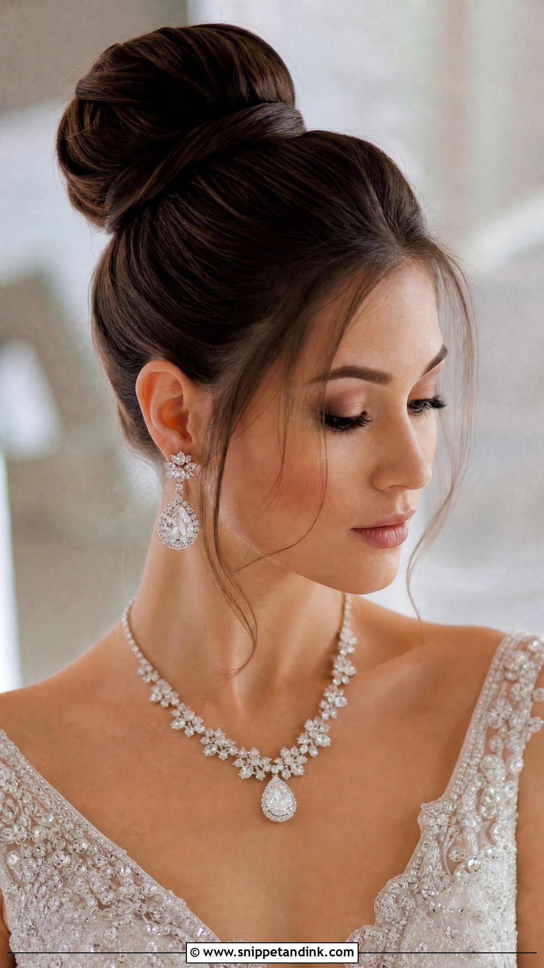 Classic Ballerina Bun - Snippet and Ink - 30 Brautfrisur Hochgesteckt Ideas