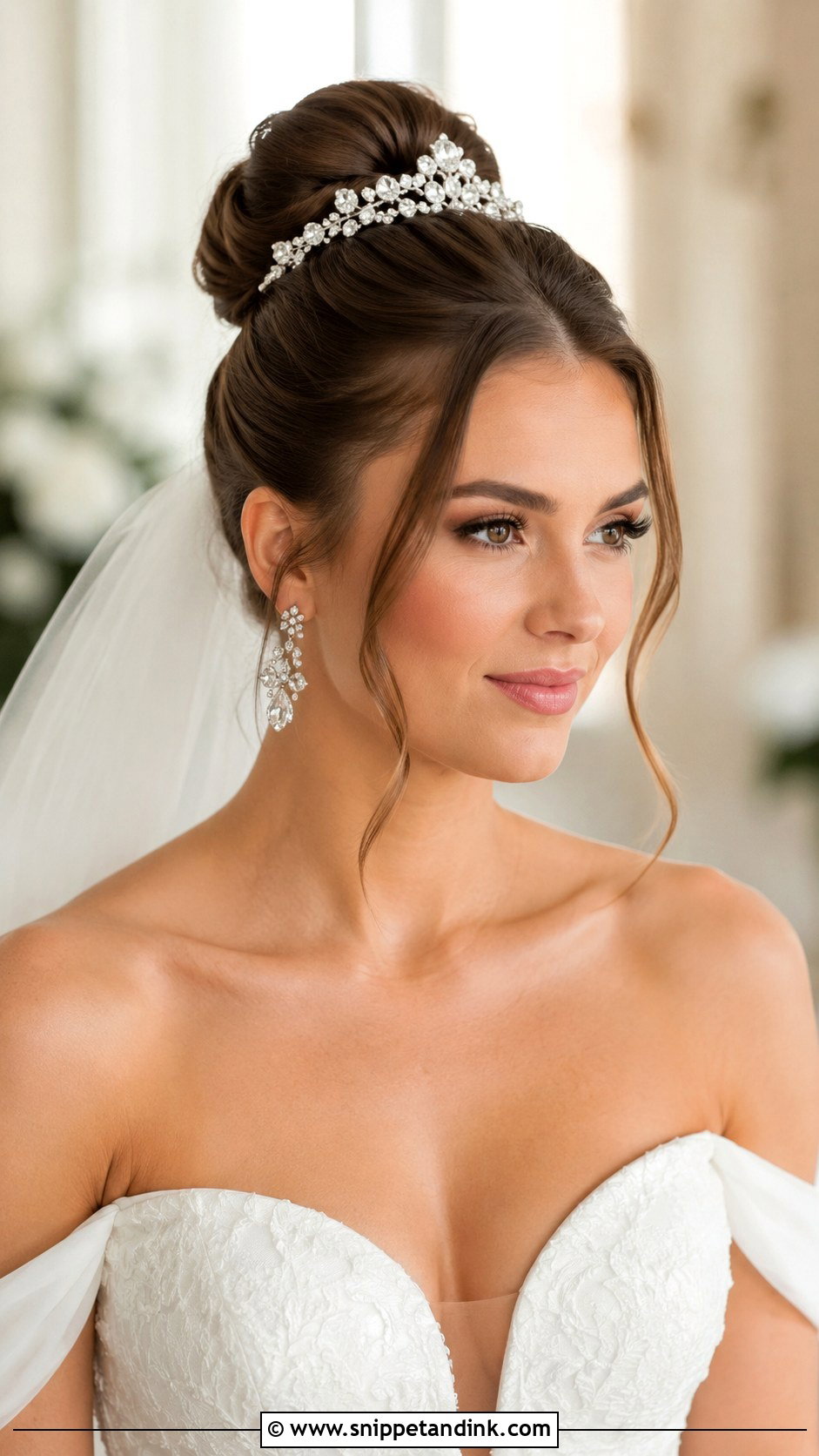 Classic Ballerina Bun for Weddings - Snippet and Ink - 20 Traditional Bridal Hairstyles