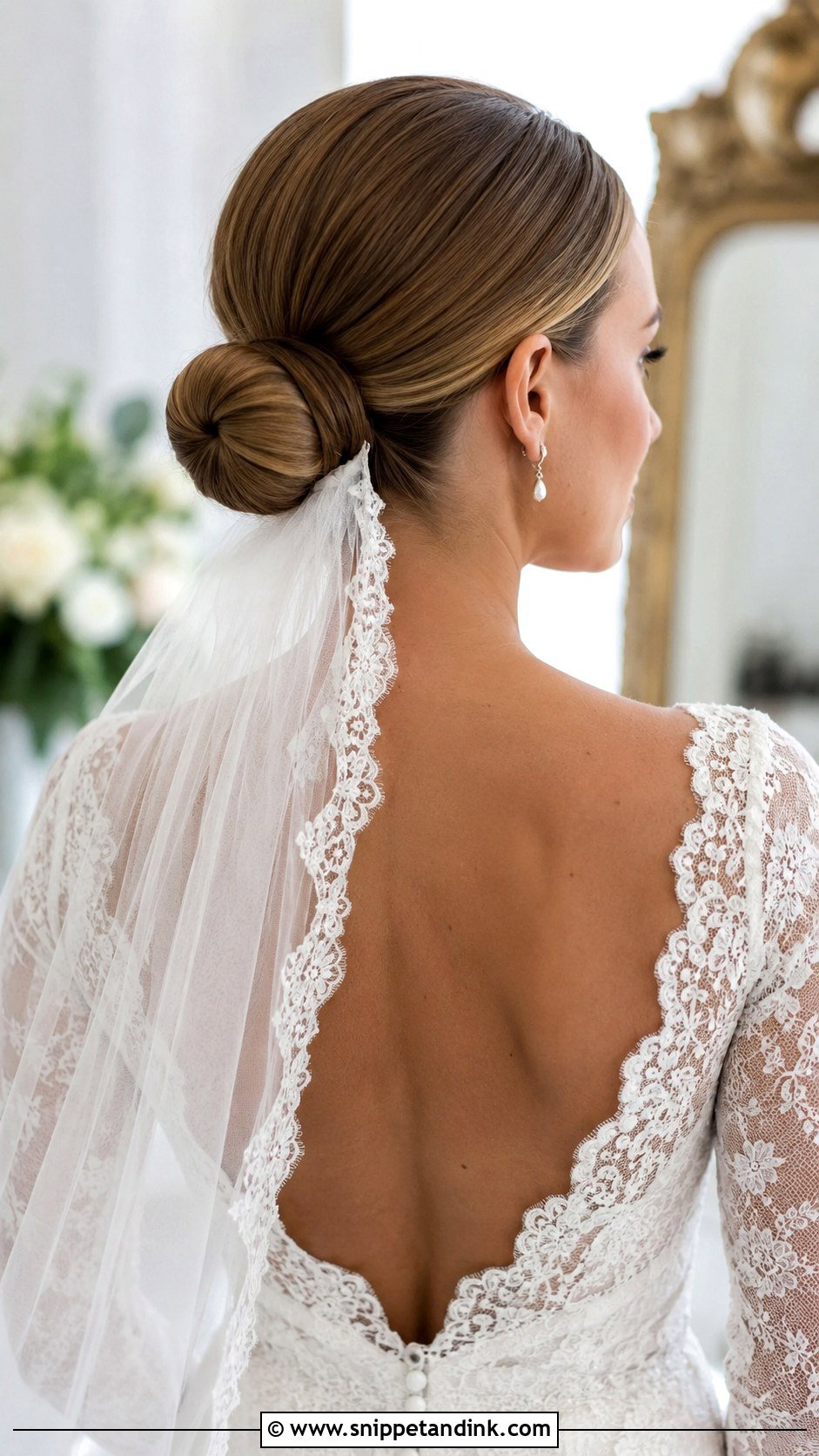 Classic Ballerina Low Bun - Snippet and Ink - 25 Low Bun Hairstyles Wedding