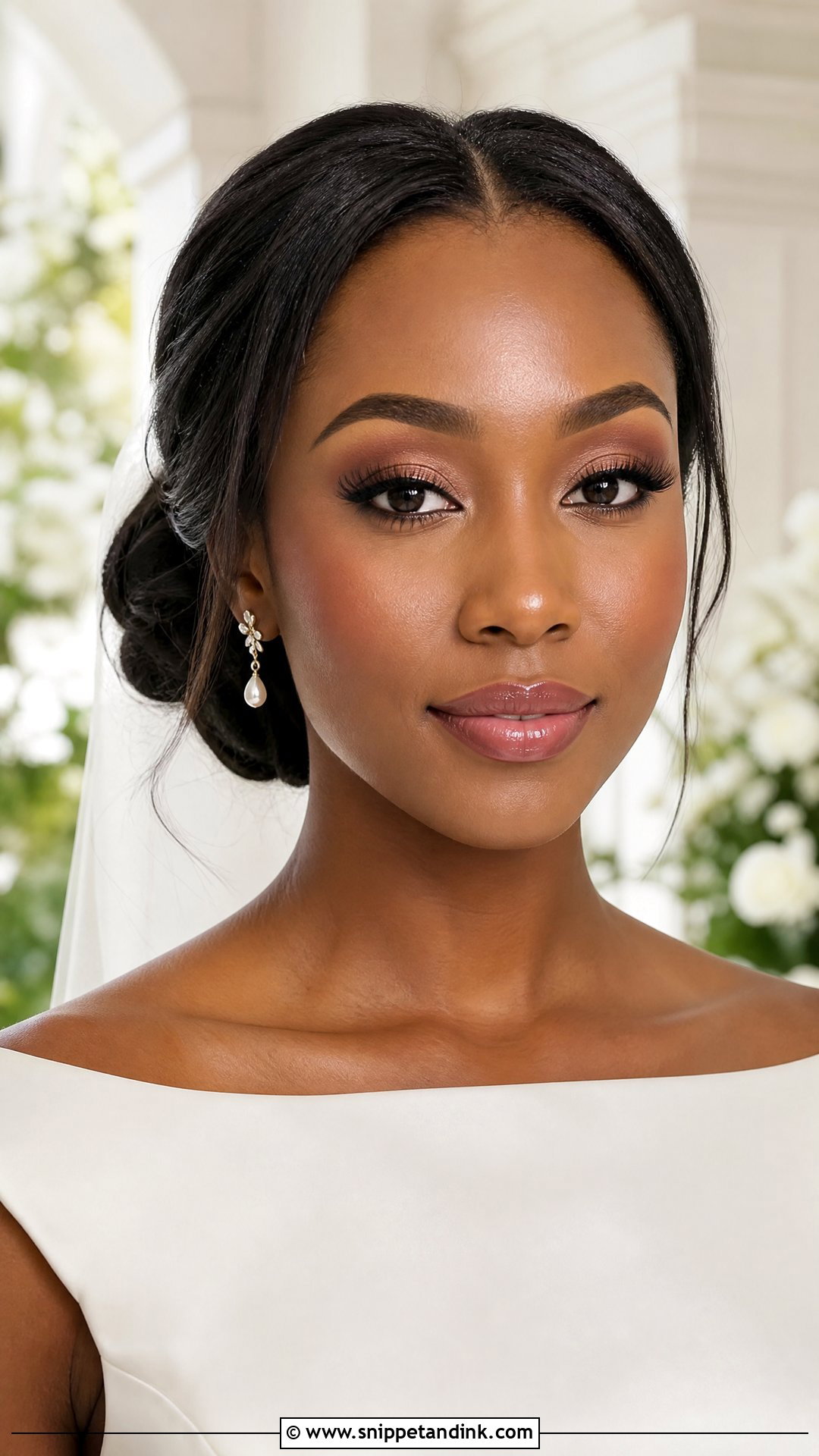 Classic Black Bridal Makeup - Snippet and Ink - 20 Black Bridal Makeup Dark Skin Natural Looks