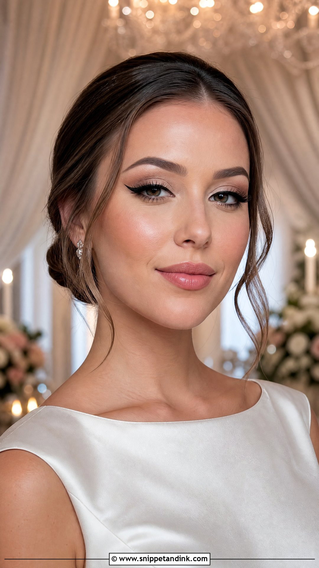 Classic Black Cat Eye Bridal Makeup - Snippet and Ink - 20 Cat Eye Bridal Makeup Ideas
