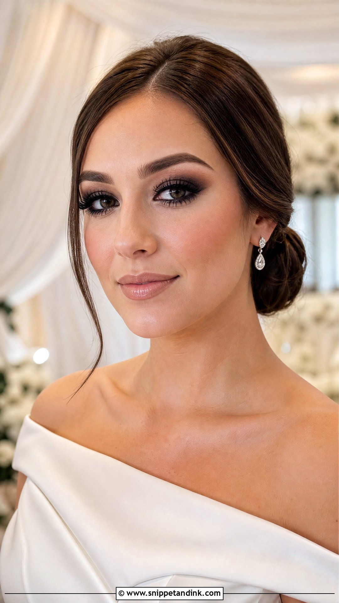 Classic Black Smokey Bridal Makeup - Snippet and Ink - 20 Smokey Bridal Makeup Ideas